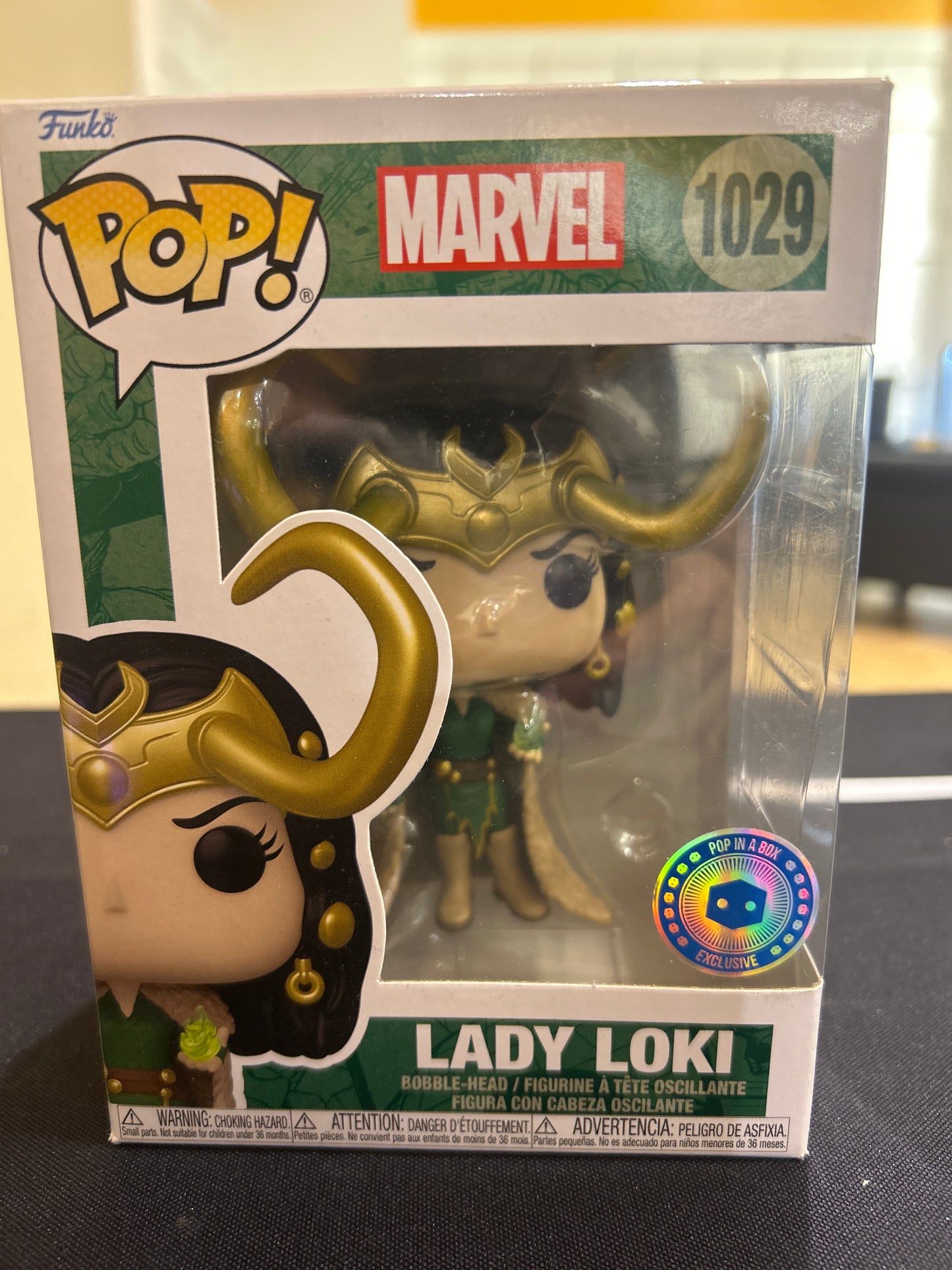 POP! MARVEL 1029 LADY LOKI POP IN A BOX EXCLUSIVE