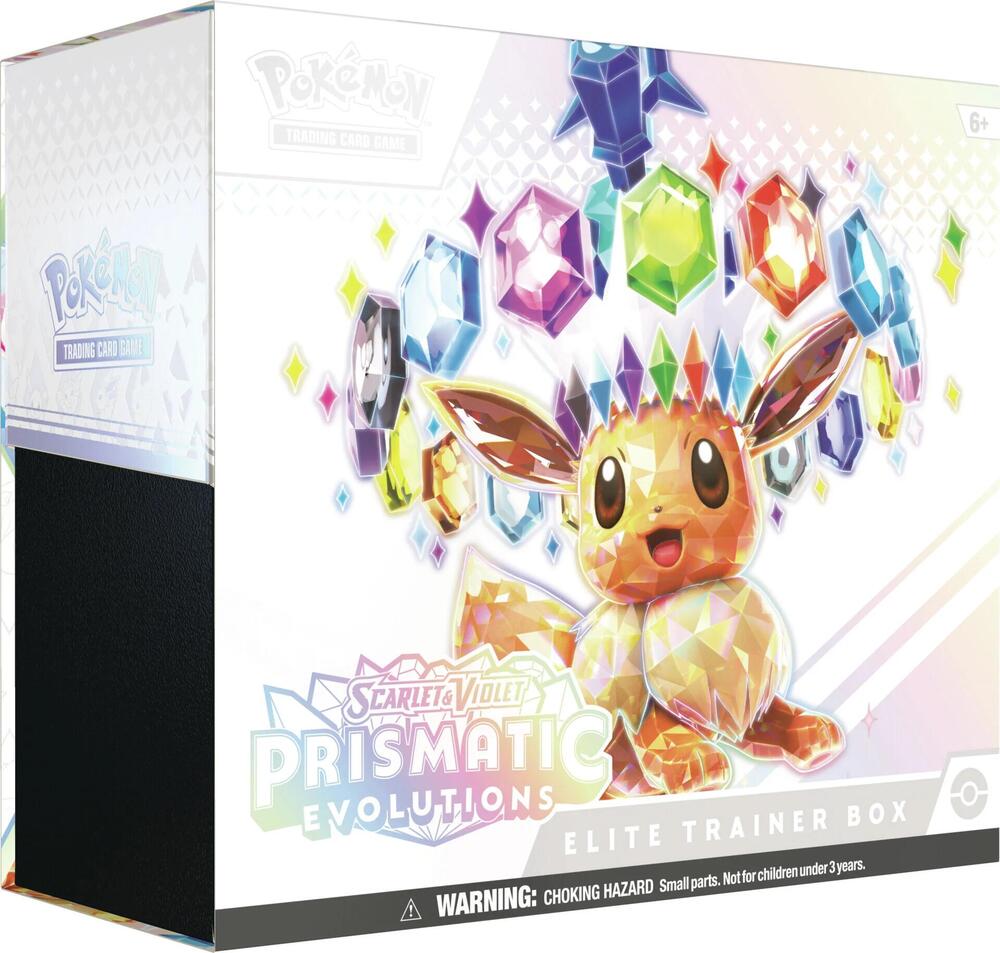2025 Pokemon Scarlet & Violet Prismatic Evolutions Elite Trainer Box