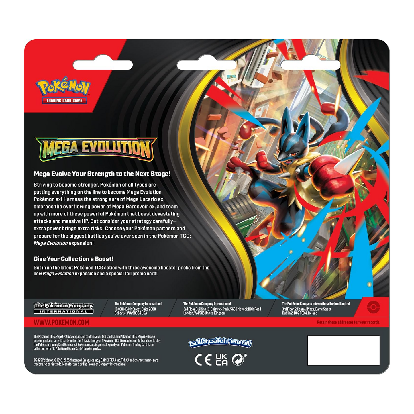 Pokémon TCG: Mega Evolution 3-Pack Blister