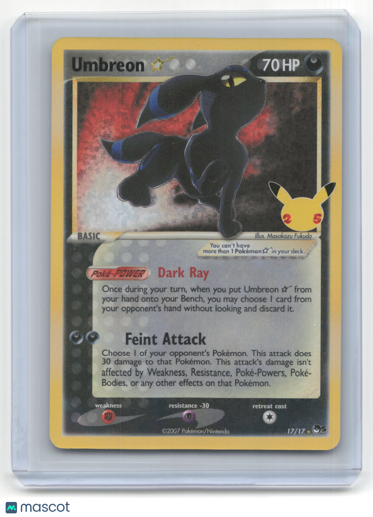 2021 Pokemon TCG Umbreon Celebrations #17/17 English