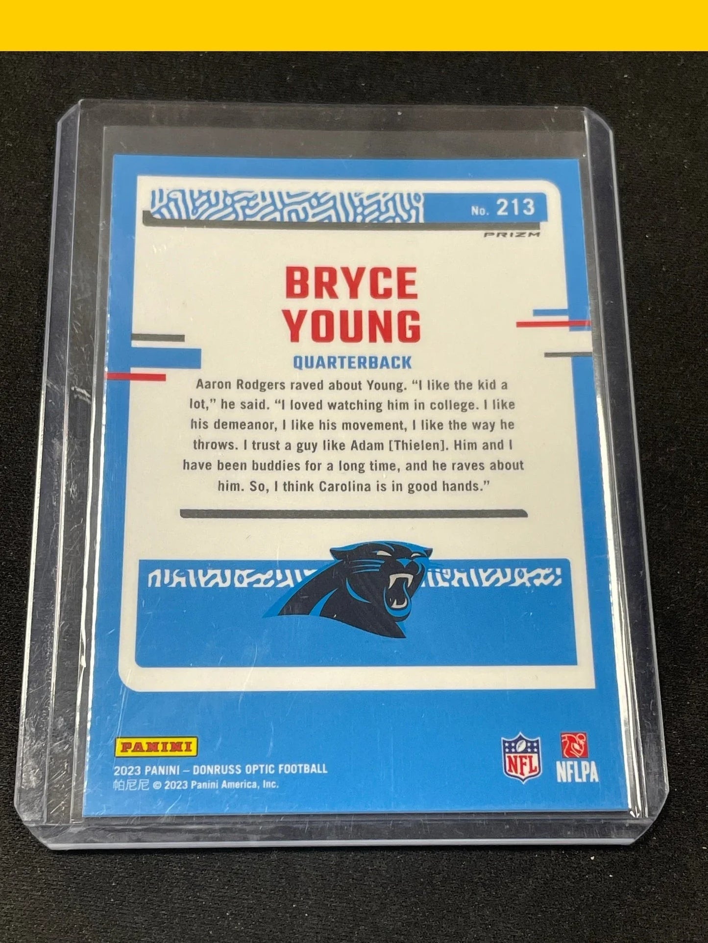 Football Bryce Young Holo - Papa Joey's Collectibles