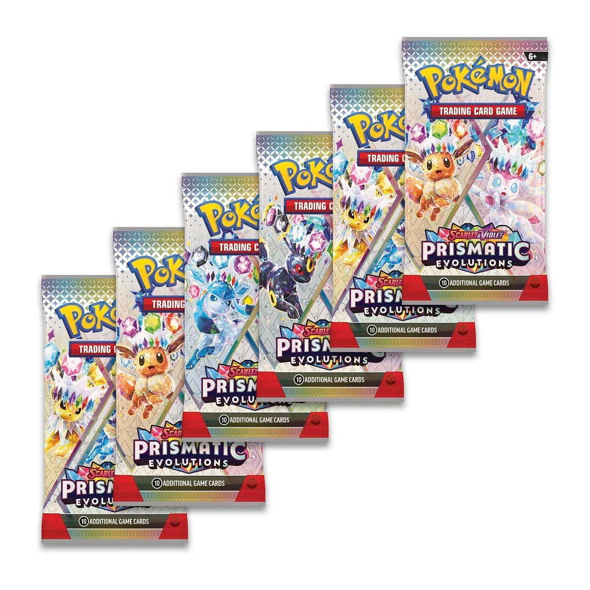 2025 Pokemon Scarlet & Violet Prismatic Evolutions Booster Bundle