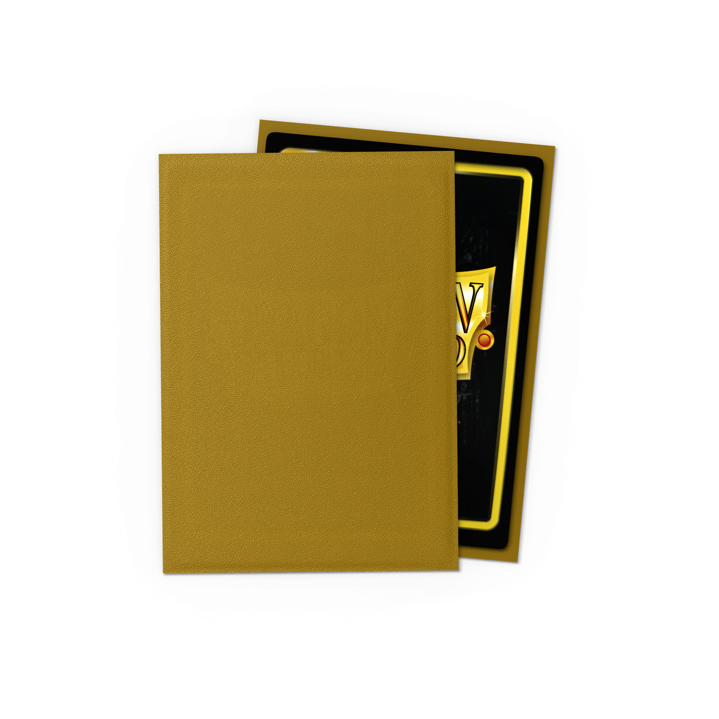 Dragon Shield Standard 20 Pt. Gold Matte Card Sleeves 100 Ct - Papa Joey's Collectibles