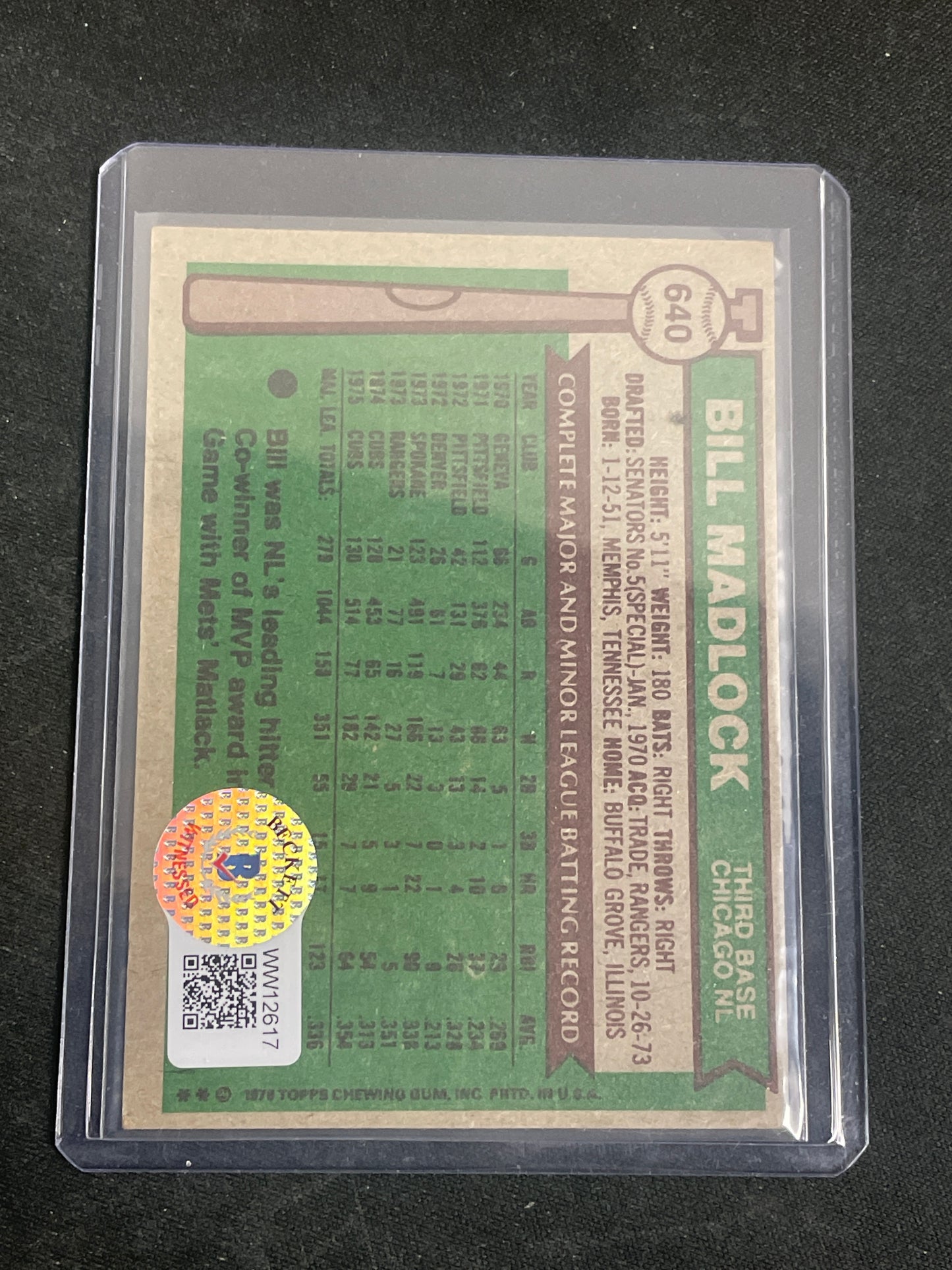 1994 Fleer ProCards Baseball Bill Madlock #2938 - Papa Joey's Collectibles