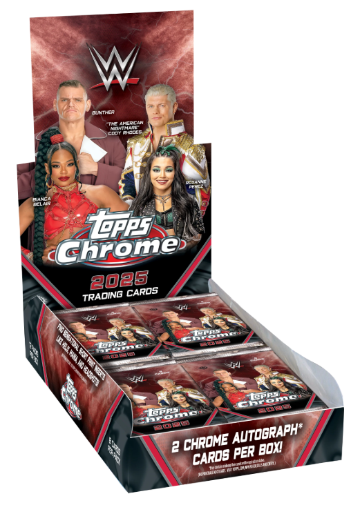 2025 Topps WWE Chrome Wrestling Hobby Pack