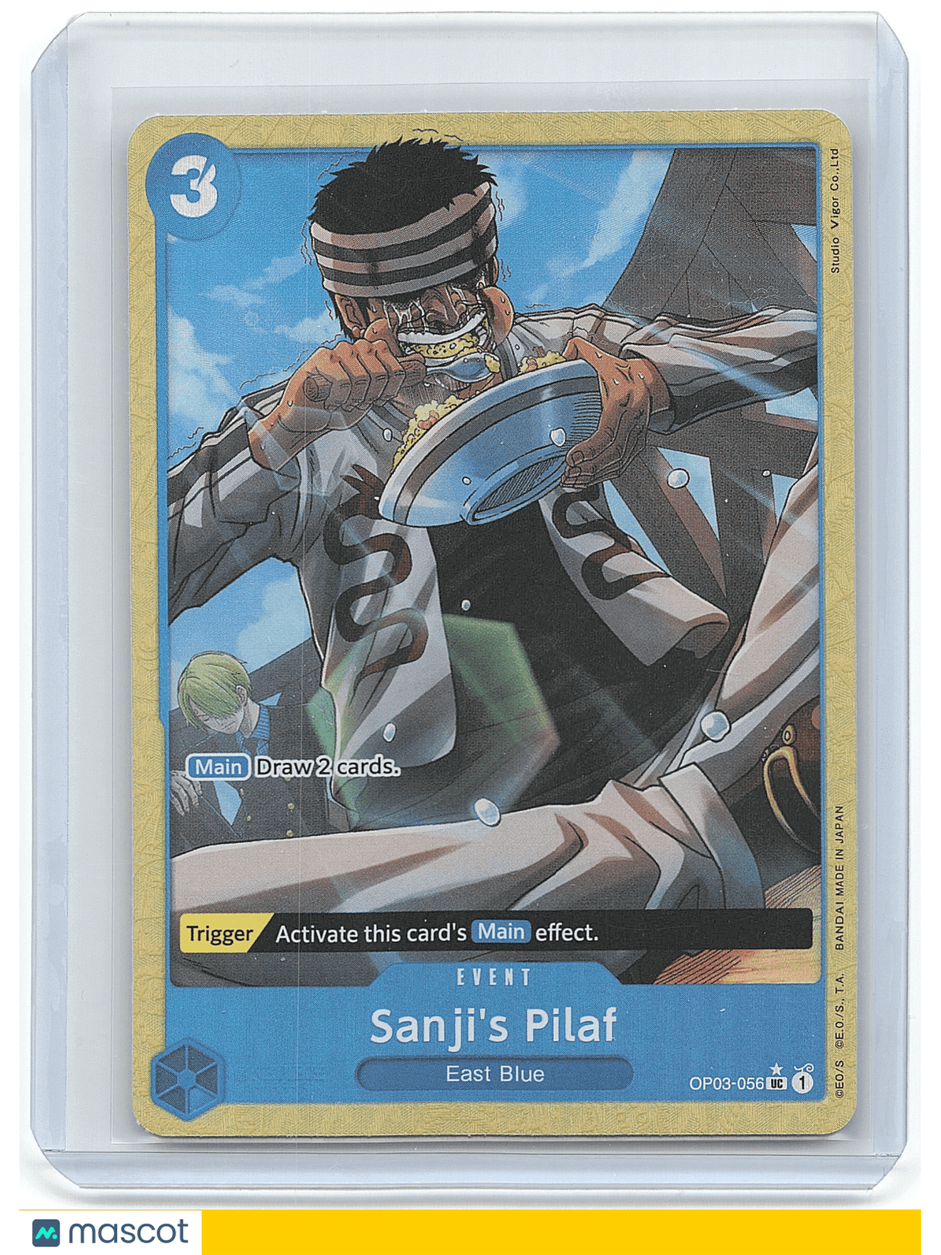 2023 One Piece Card Game Sanji #OP03-056 TCG/CCG