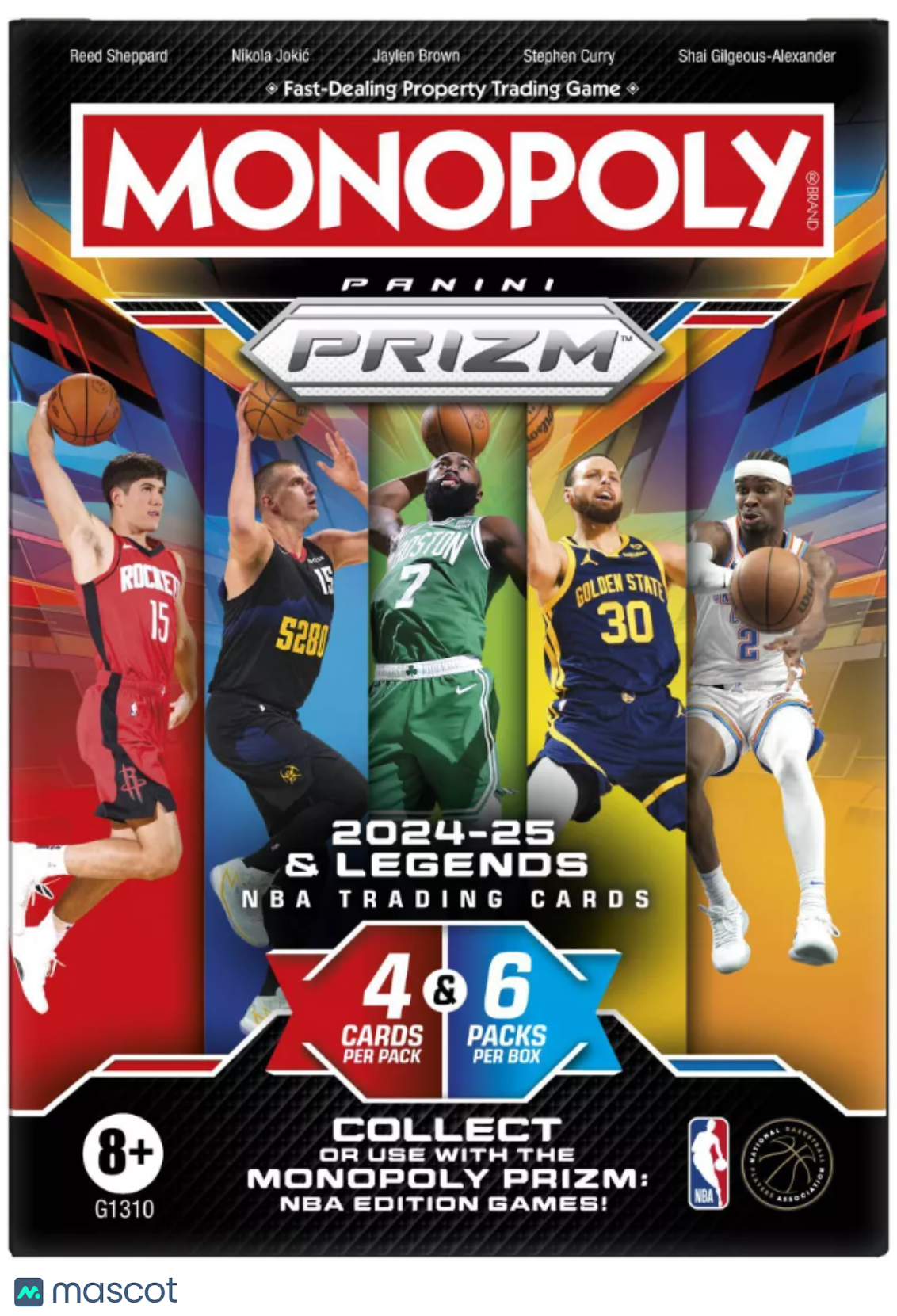 2024-25 Panini Prizm Monopoly Booster Box