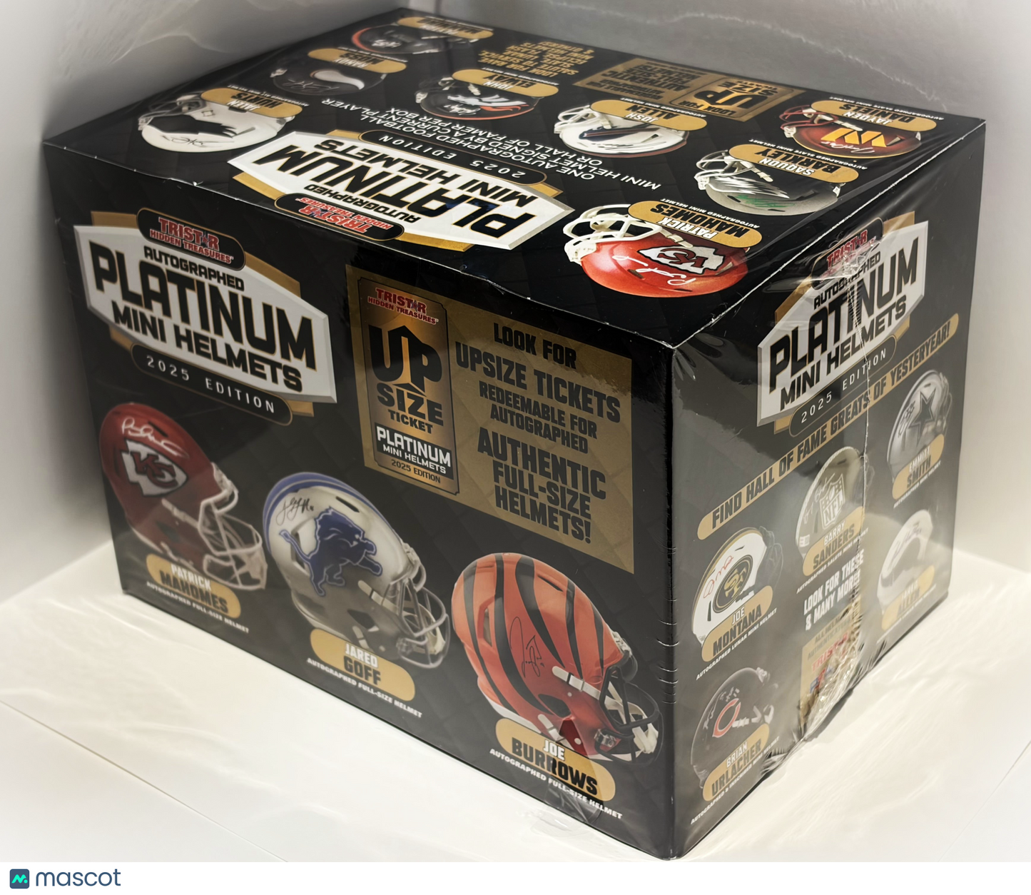 2025 Tristar Hidden Treasures Football Platinum Autographed Mini Helmets