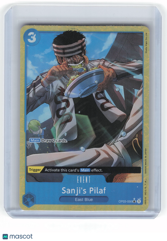 2023 One Piece Sanji's Pilaf Pillars of Strength Uncommon Foil #OP03-056 Alt Art