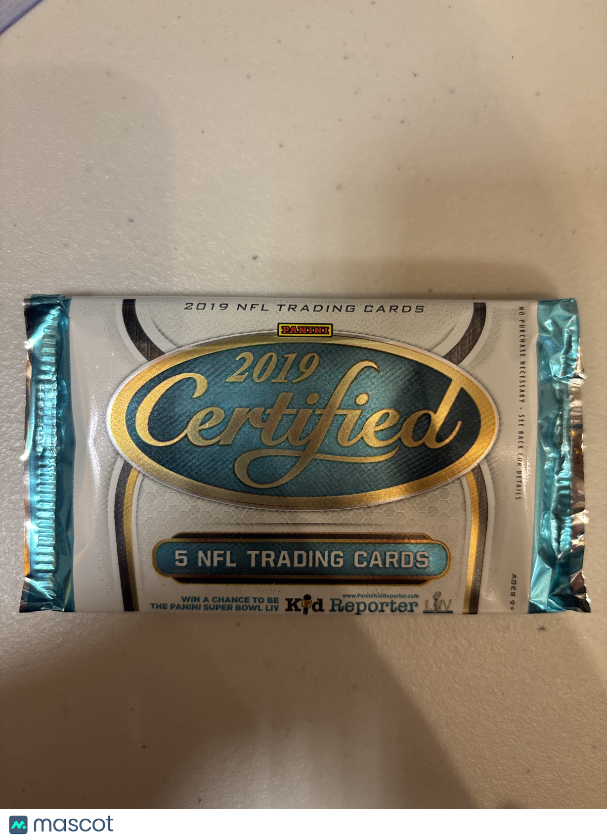 2019 Panini Certified Football Hobby Pack