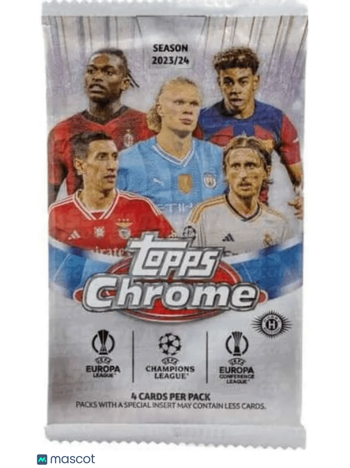 2023-24 Topps Chrome UCC Soccer Hobby Pack - Papa Joey's Collectibles