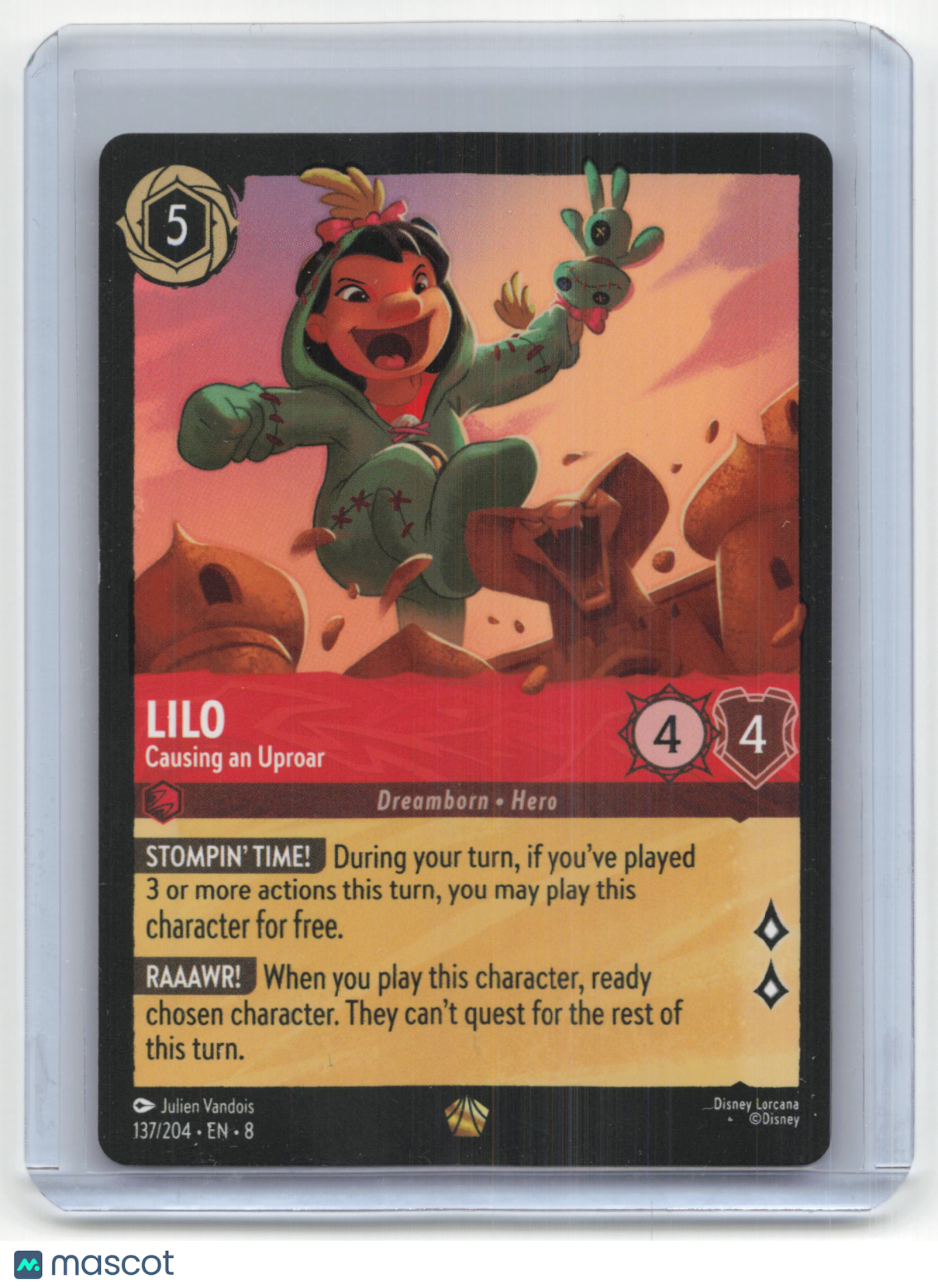 2025 Lorcana Lilo Reign of Jafar #137/204 English