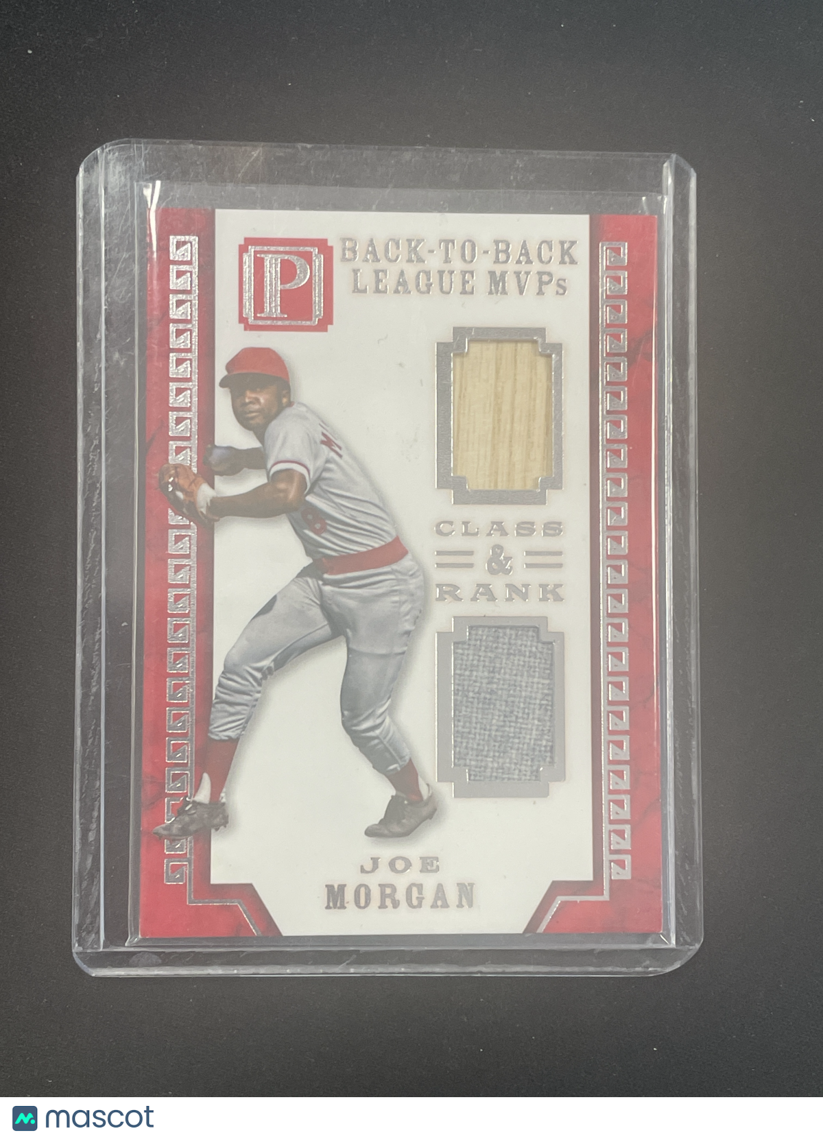 2016 Panini Pantheon Baseball Joe Morgan Relic /99