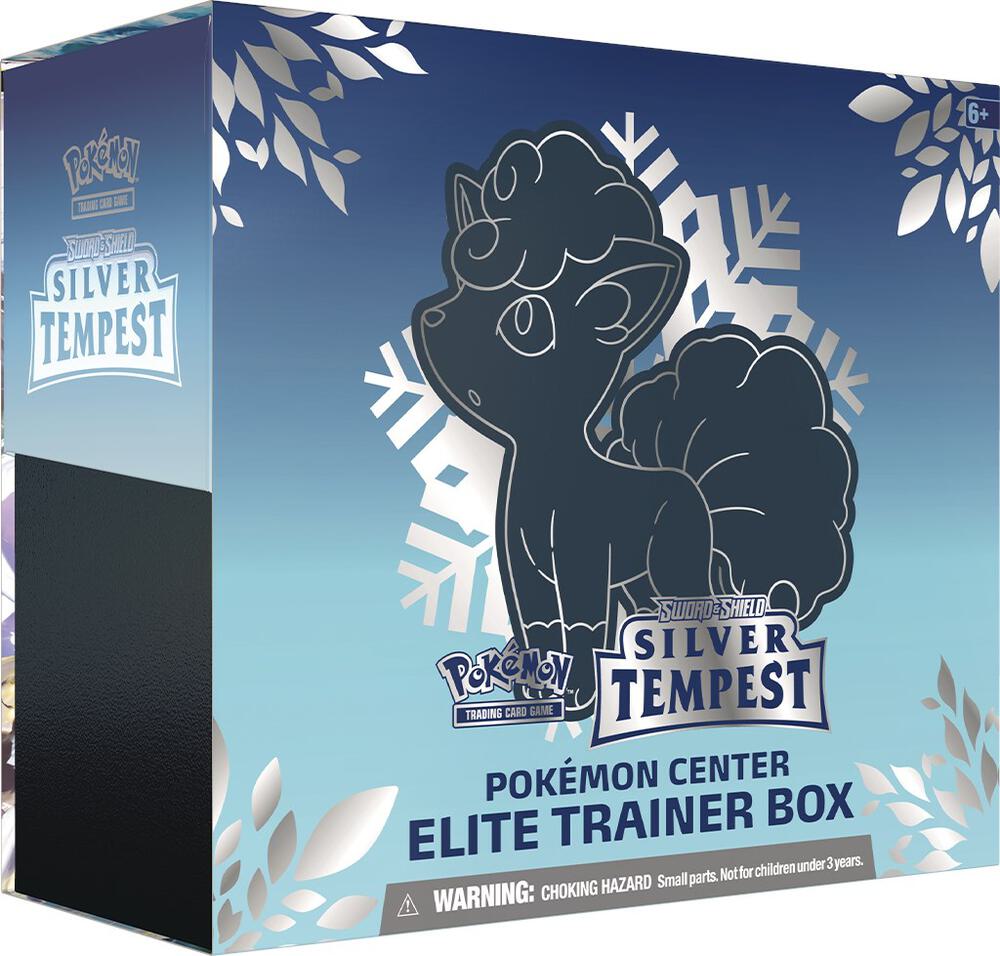 2022 Pokemon Sword & Shield Silver Tempest Pokemon Center Elite Trainer Box