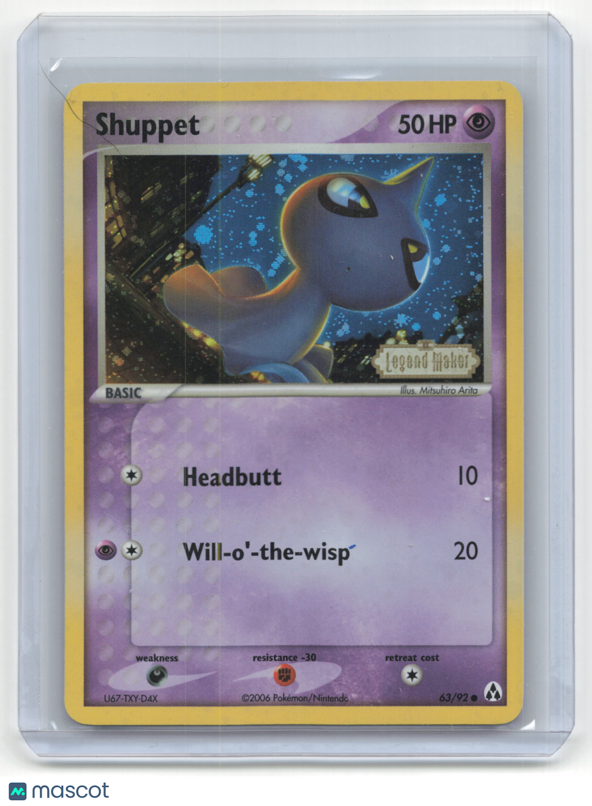 2006 Pokemon TCG Shuppet Legend Maker #63/92