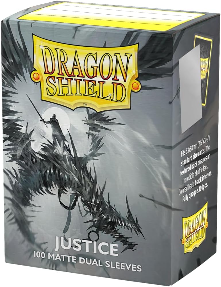 Dragon Shield Standard 20 Pt. Justice Matte Card Sleeves 100 Ct