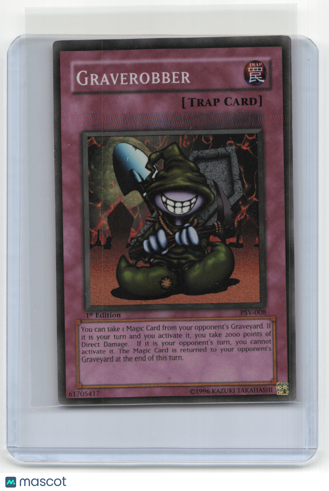 2002 Yu-Gi-Oh! Graverobber Pharaoah's Servant #PSV-008 1st Edition