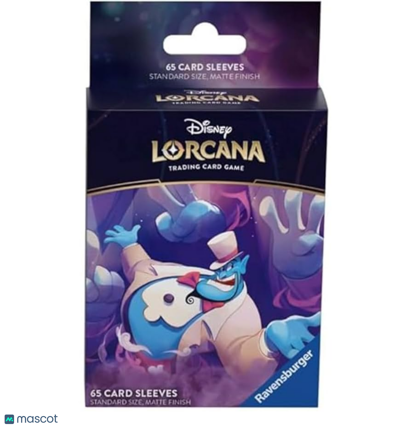 Lorcana Standard 20 Pt. (Genie, Supportive Friend) Card Sleeves 65 Ct