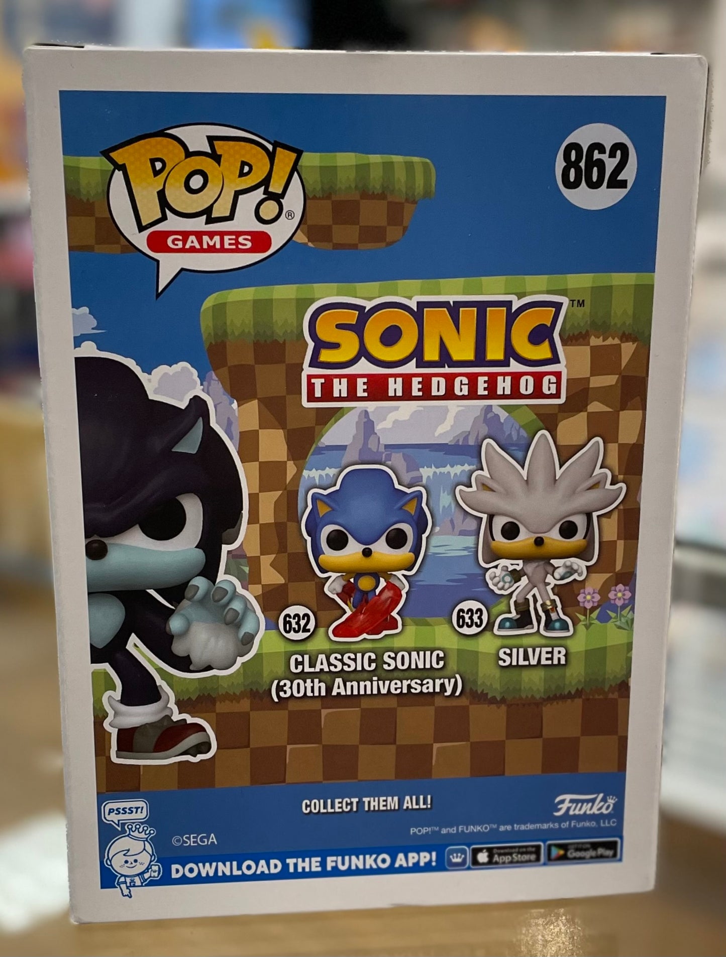 Sonic Werehog #862 Very Good Hot Topic Exclusive *Signed by Jason Griffith* - Papa Joey's Collectibles