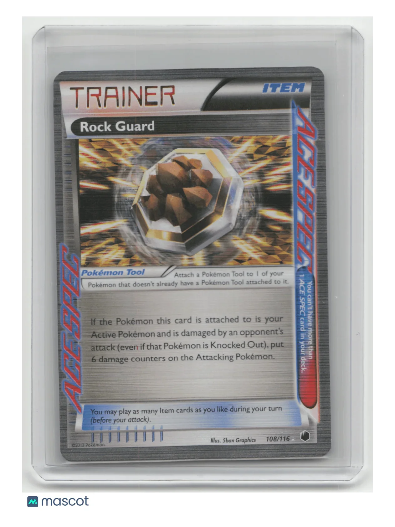 Pokemon TCG Rock Guard 2013 Pokemon Plasma Storm #108/116 - Papa Joey's Collectibles