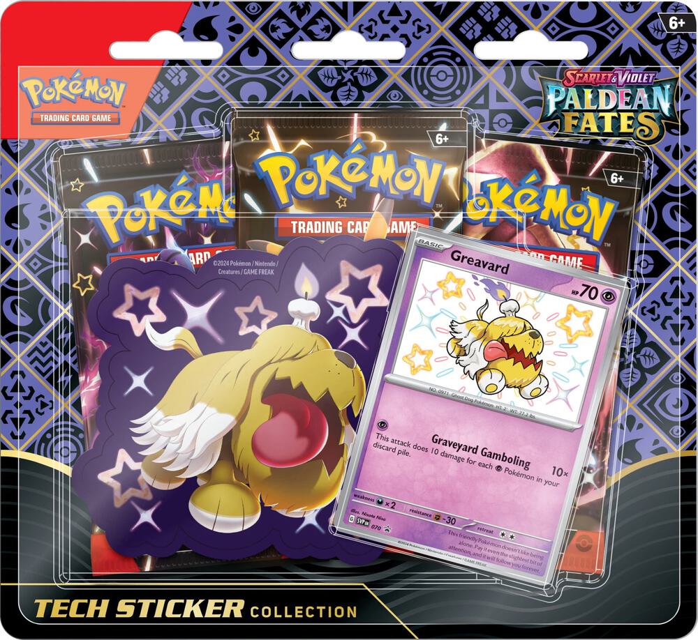 2024 Pokemon Scarlet & Violet Paldean Fates Tech Sticker Collection