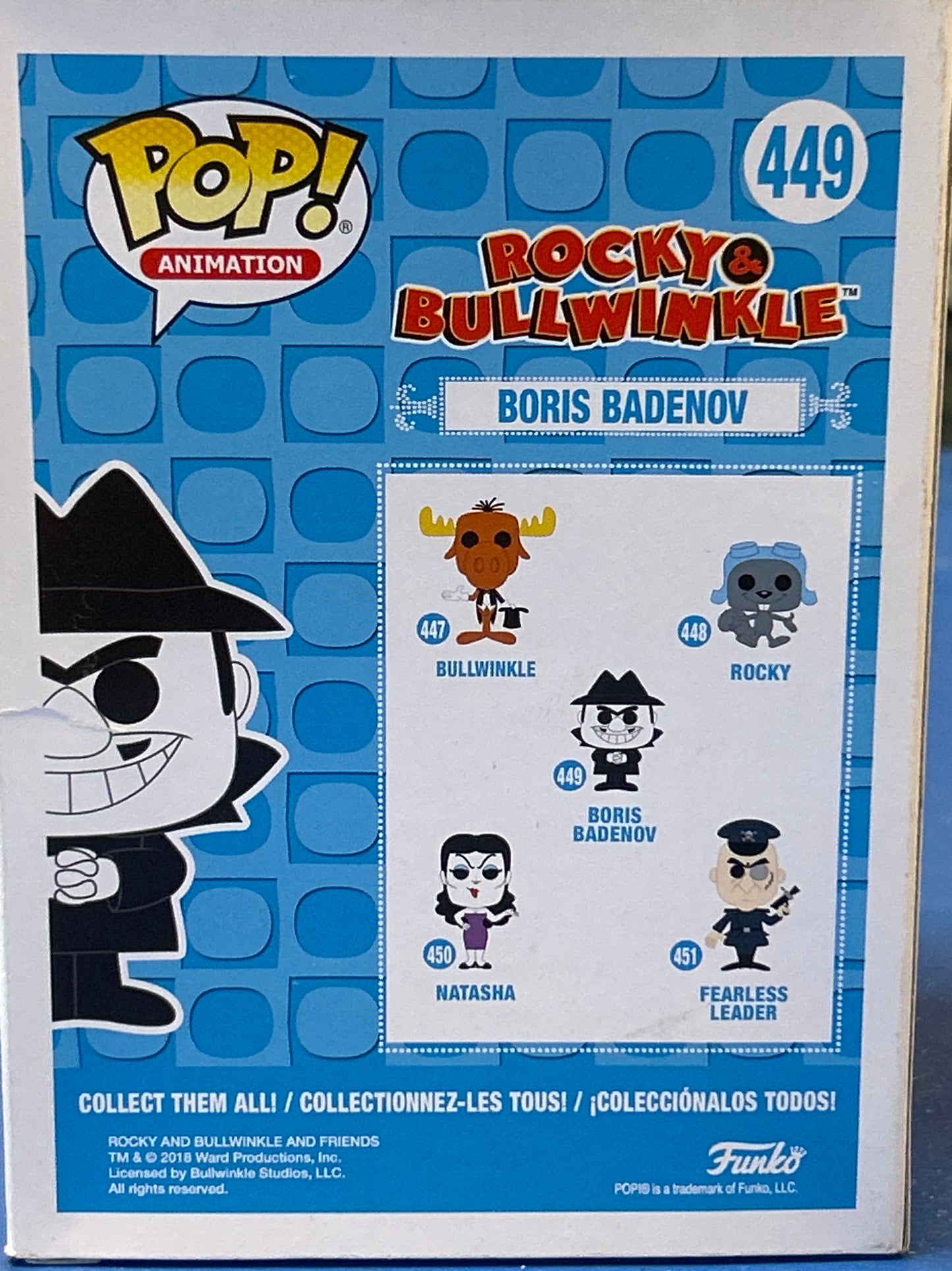 FunkoRocky & Bullwinkle Boris Badenov # Good