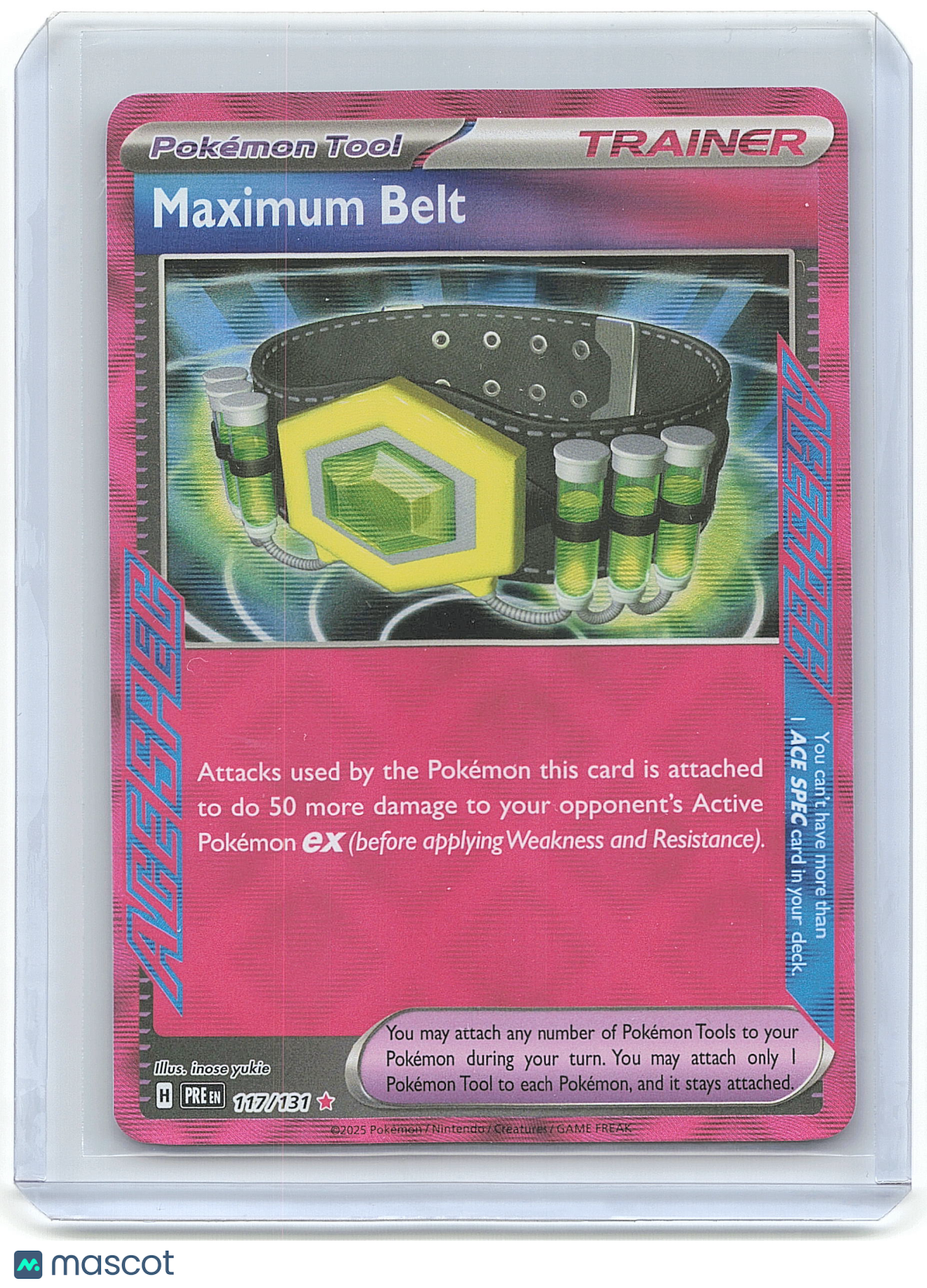 Pokemon Maximum Belt 2016 Pokemon XY #112/114 117/131