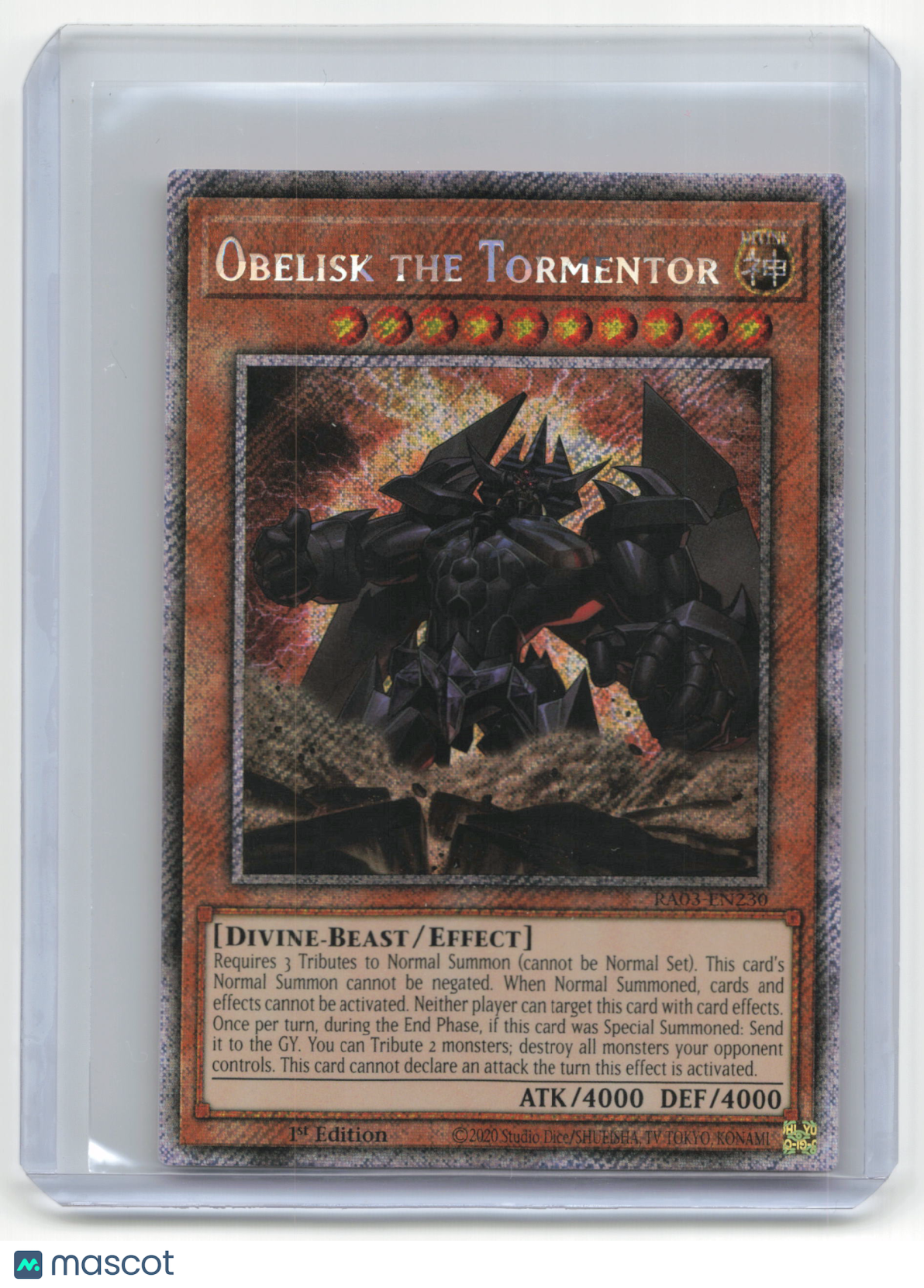 2024 Yu-Gi-Oh! Obelisk the Tormentor QC Bonanza #RA03-EN230 PSR - Papa Joey's Collectibles