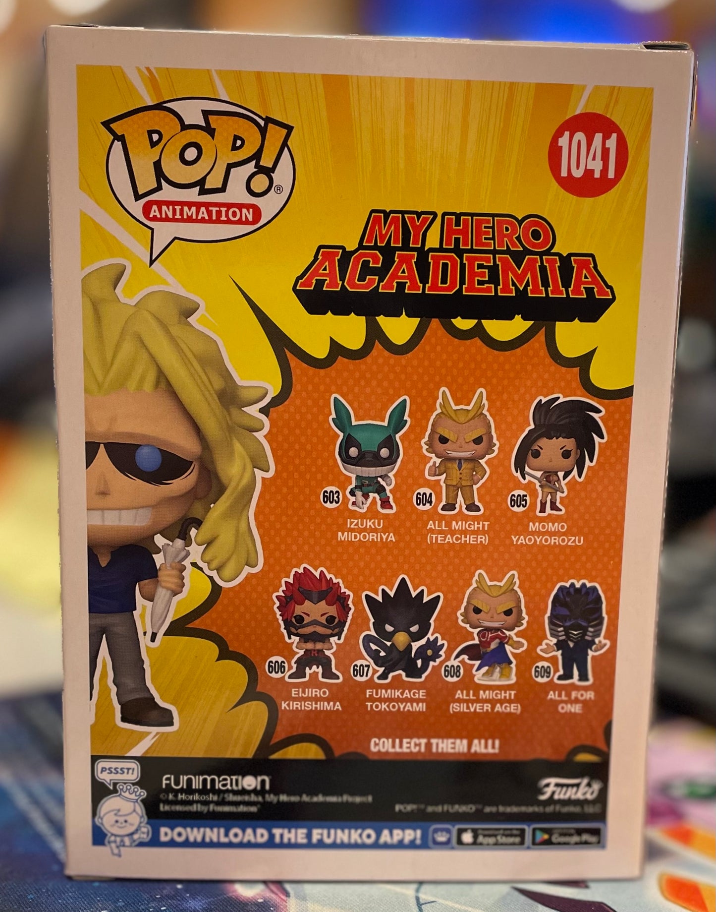 Funko My Hero Academia All Might #1041 Limited Edition NYCC 2021 - Papa Joey's Collectibles