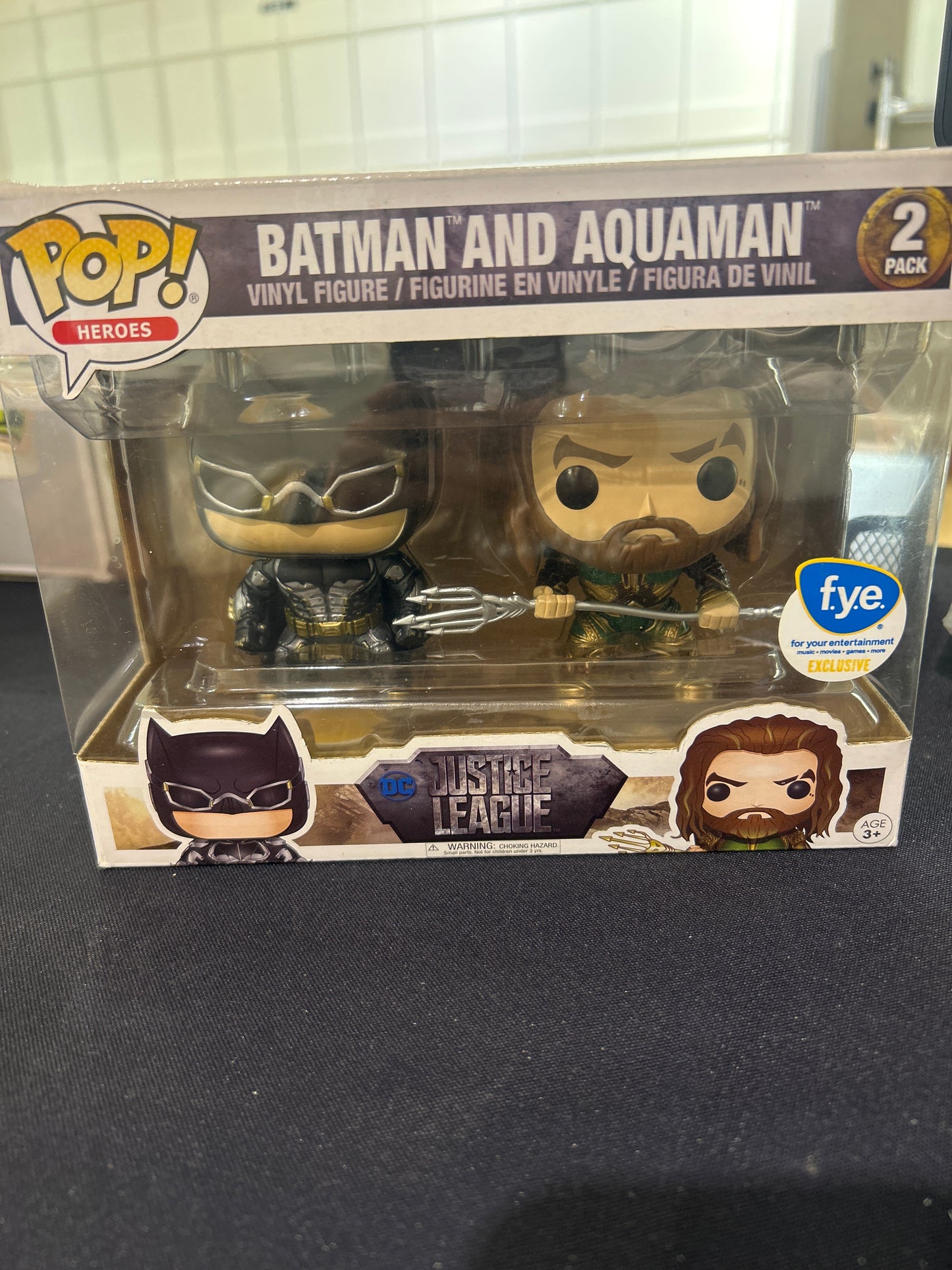 POP! Heroes Batman & Aquaman 2 Pack Justice League FYE Exclusive