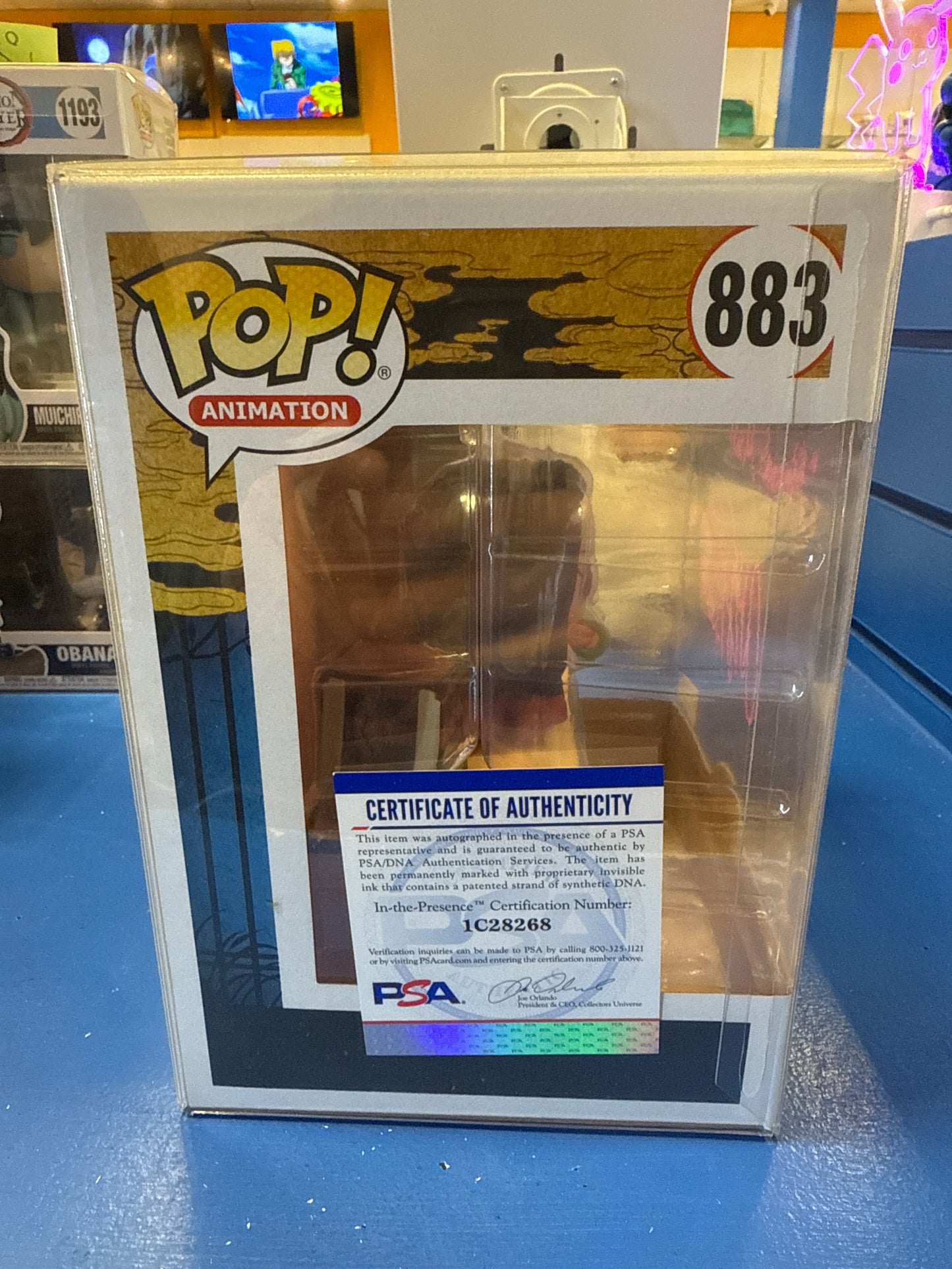 Funko Demon Slayer Mini Nezuko 883 Box Lunch Exclusive Abby Trott Auto PSA