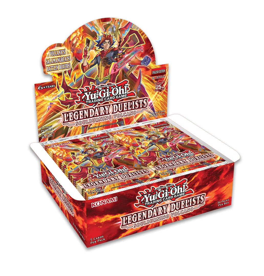 YuGiOh! Legendary Duelists Soulburning Volcano 25th Qtr. C. 1st Ed. Booster Pack