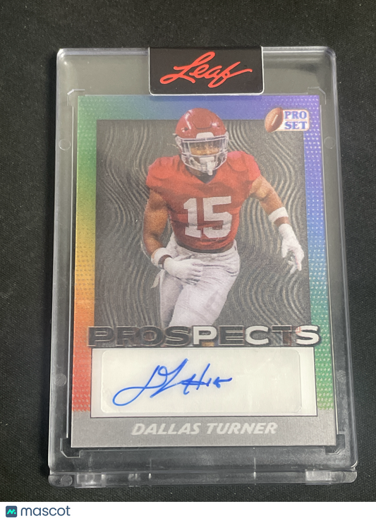Leaf Pro Set Football Dallas Turner Prospects