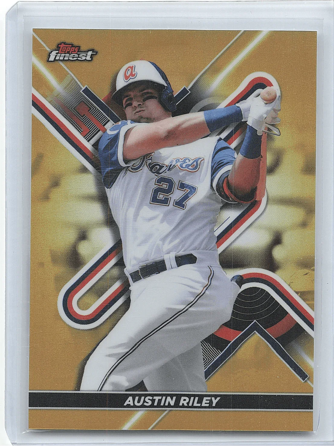 2022 Topps Finest Baseball Austin Riley 38/50 #101 - Papa Joey's Collectibles