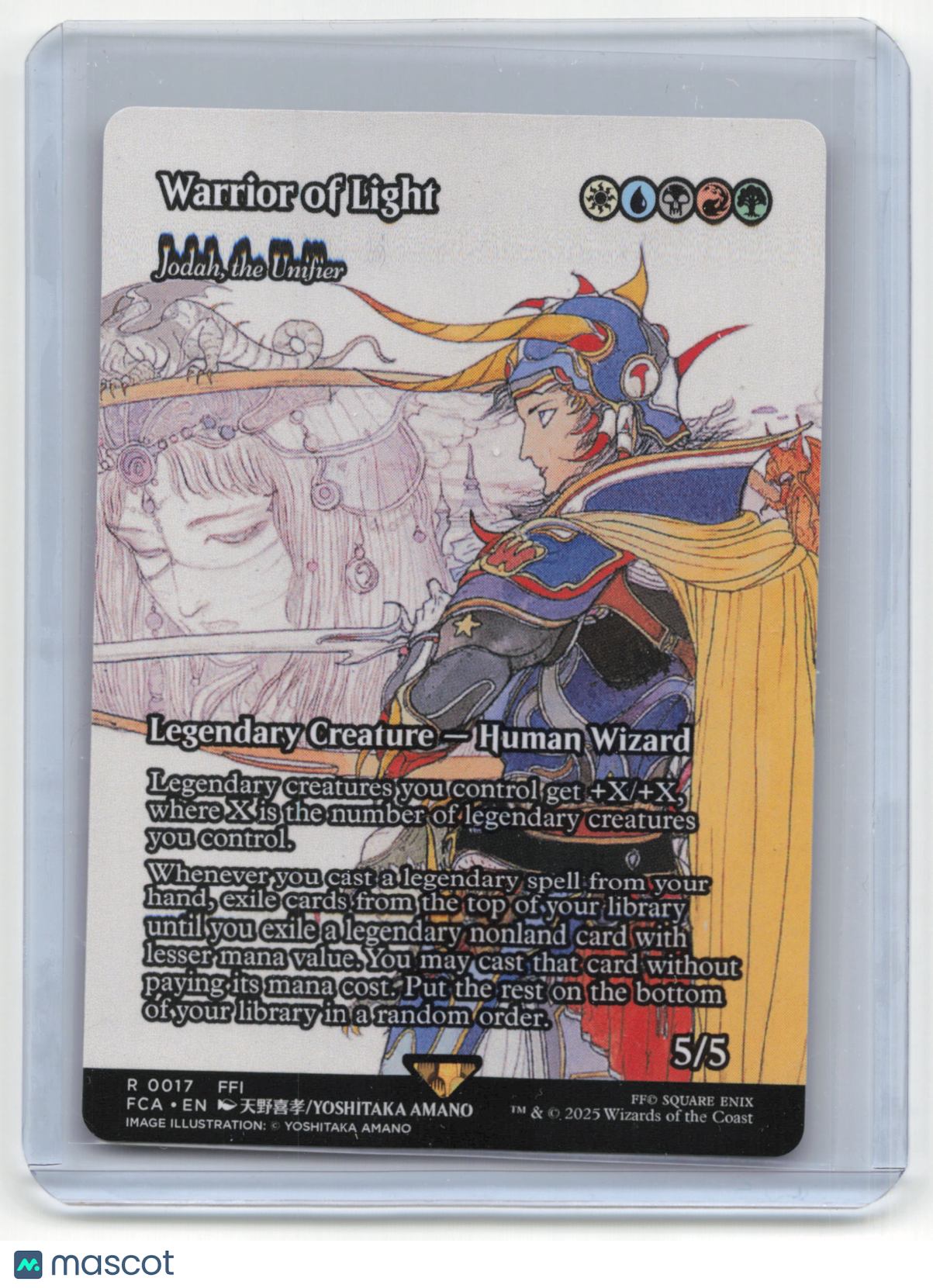 2025 Magic: The Gathering Warrior of Light Final Fantasy #R 0017 English