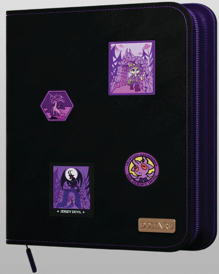 DOMARU Deco Patch Binder Cryptids Collection - Velvet Night (12-Pocket)