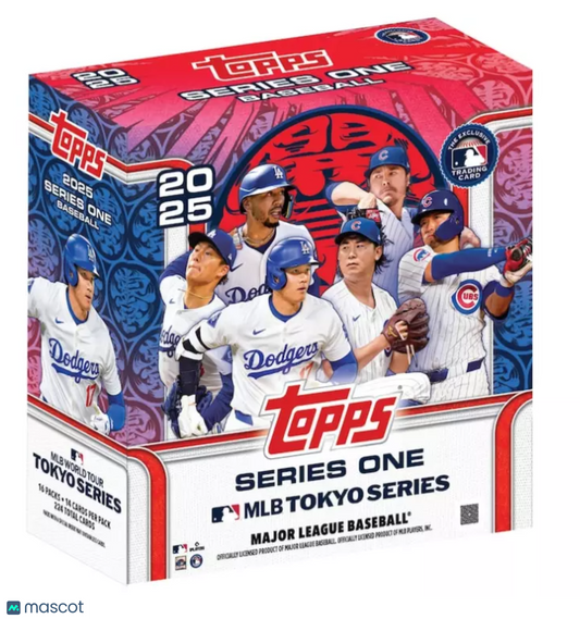 2025 Topps Series One Baseball Tokyo Series Mega Box