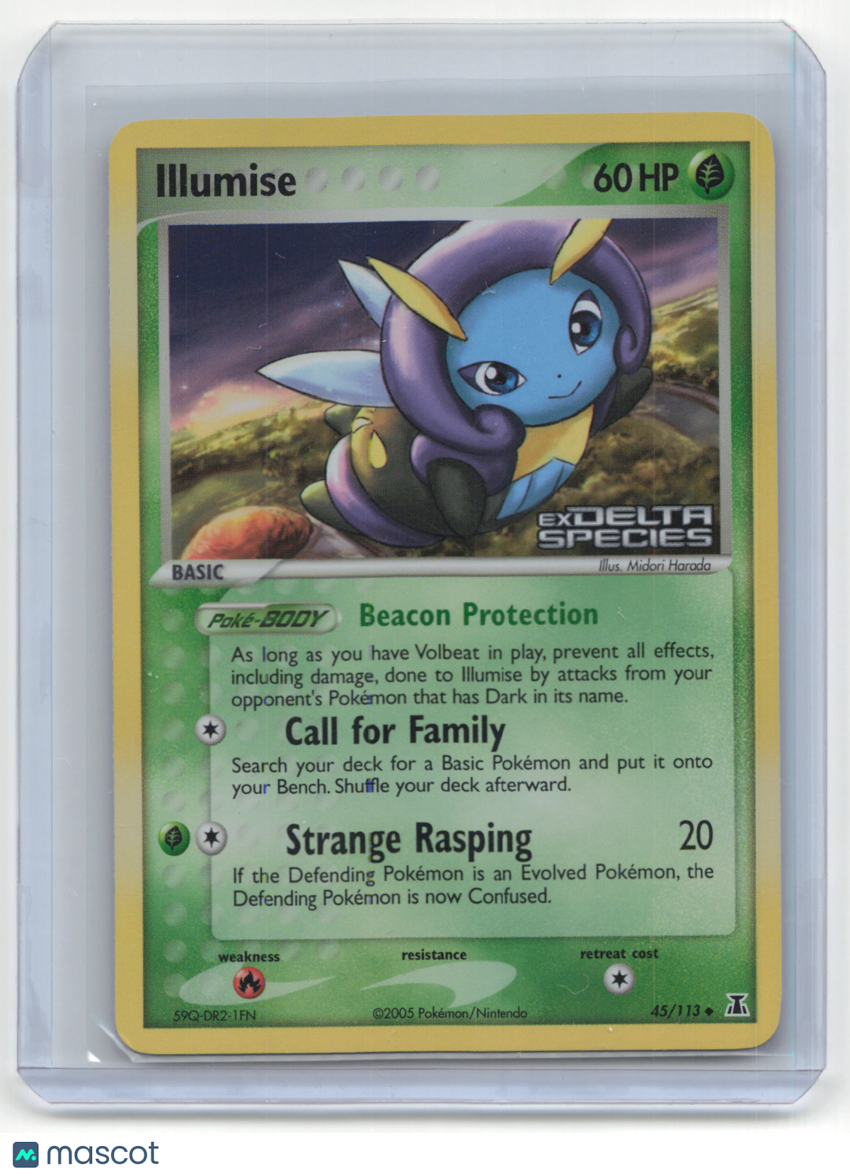 2005 Pokemon Illumise EX Delta Species #45/113 Near Mint