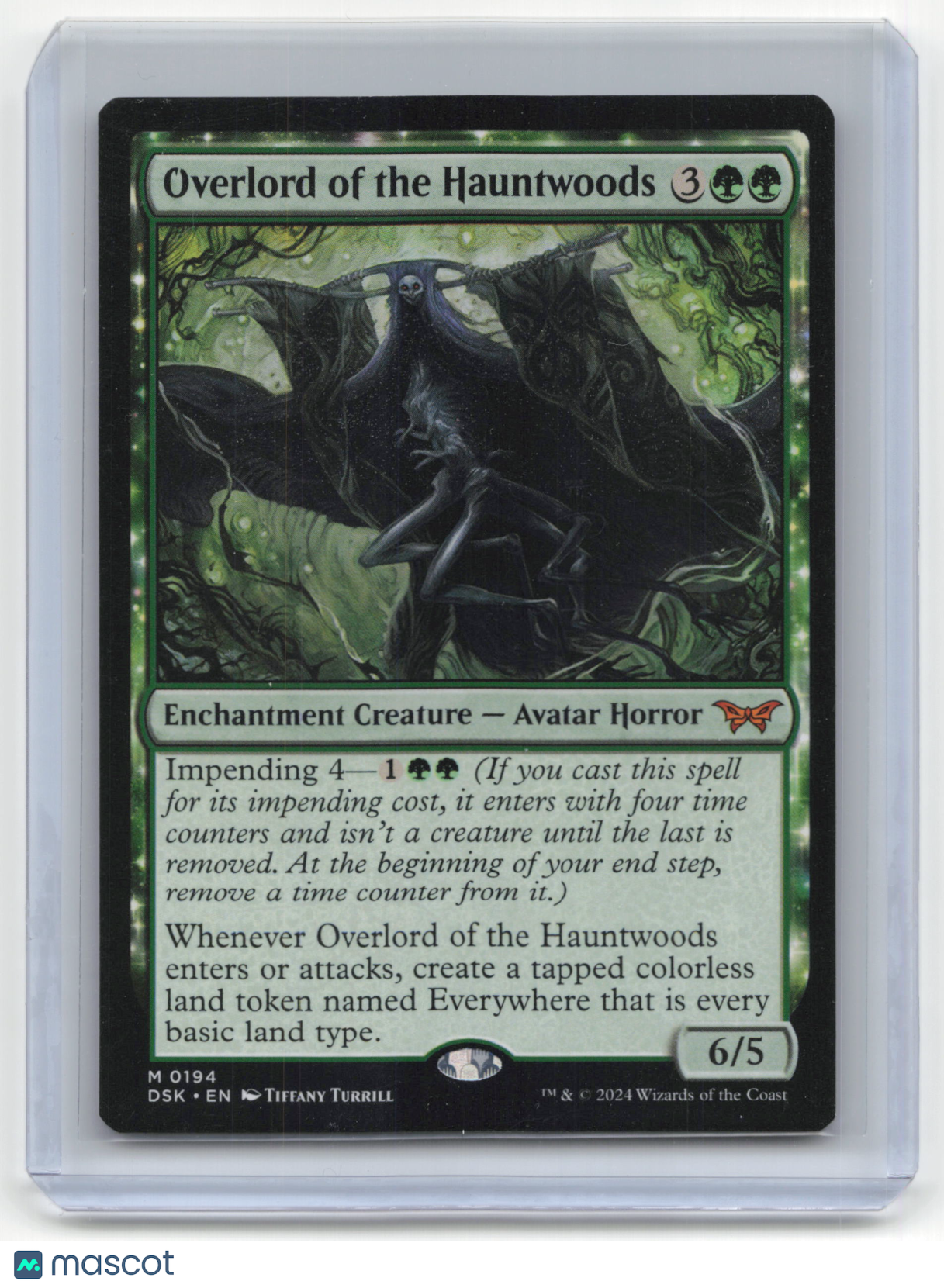 2024 Magic: The Gathering Overlord of the Hauntwoods Duskmourn #0194 English