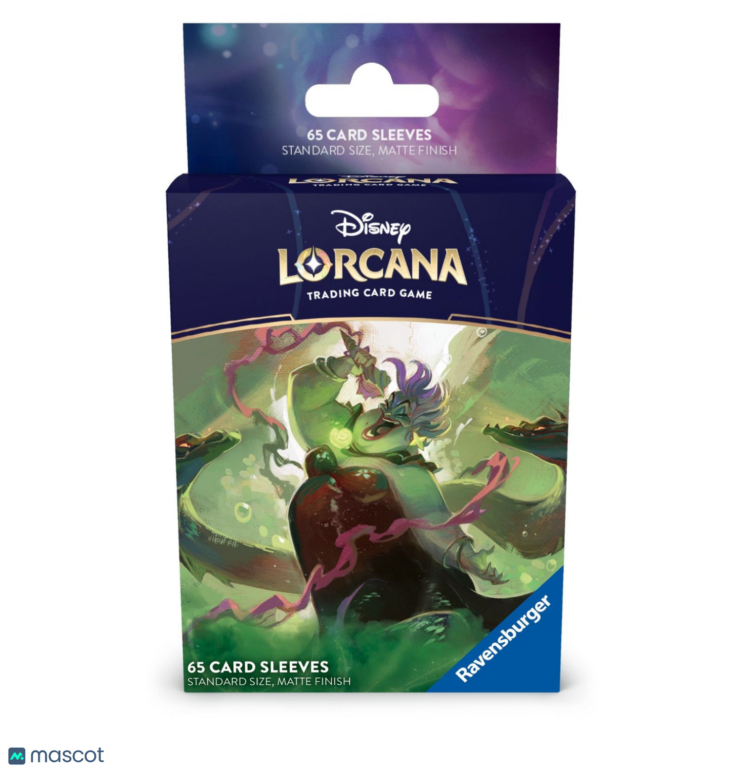 Lorcana Standard 20 Pt. (Ursula, Deceiver of All) Card Sleeves 65 Ct