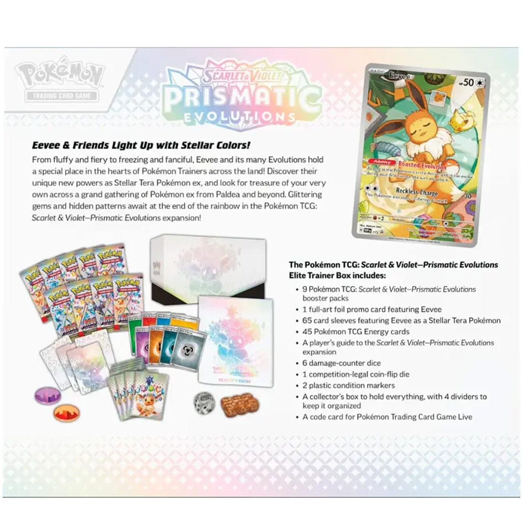 Pokémon TCG: Scarlet & Violet—Prismatic Evolutions Elite Trainer Box