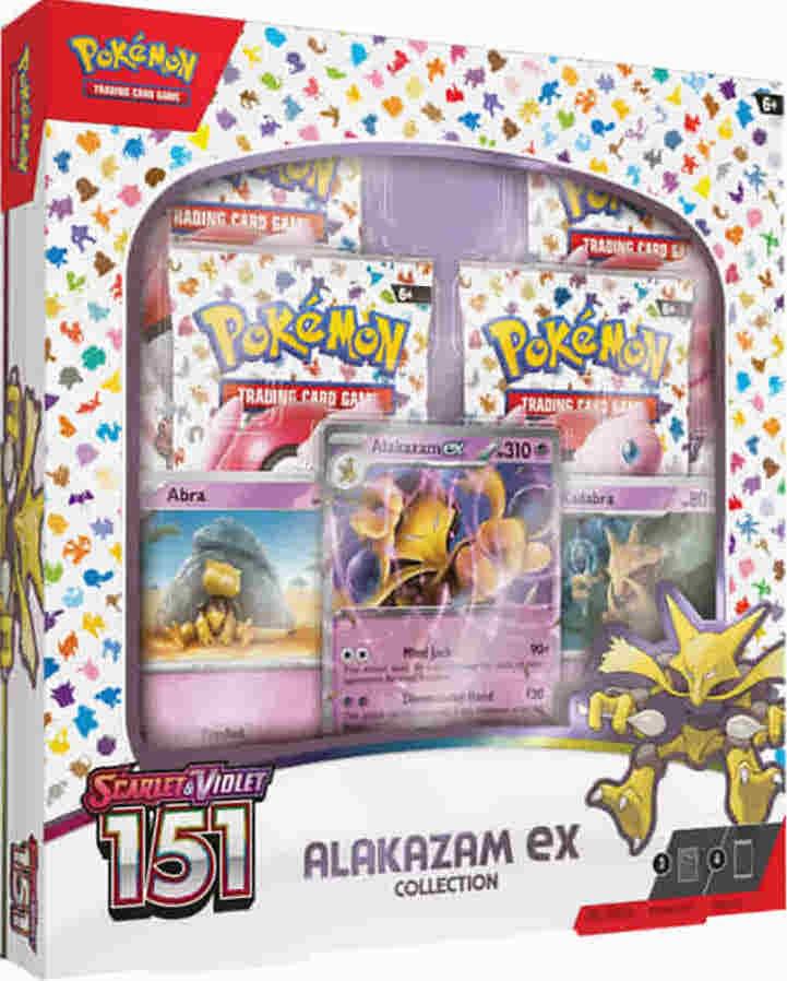 2023 Pokemon 151 Alakazam ex Collection Box