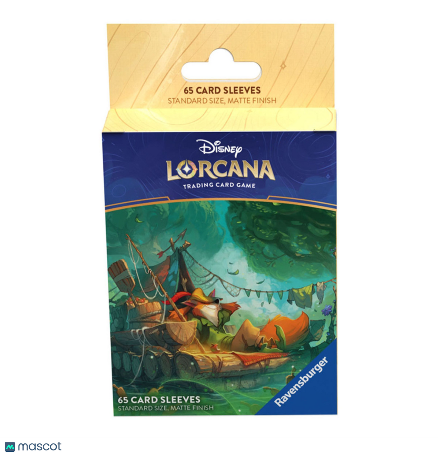 Lorcana Standard 20 Pt. (Robin Hood, Daydreamer) Card Sleeves 65 Ct