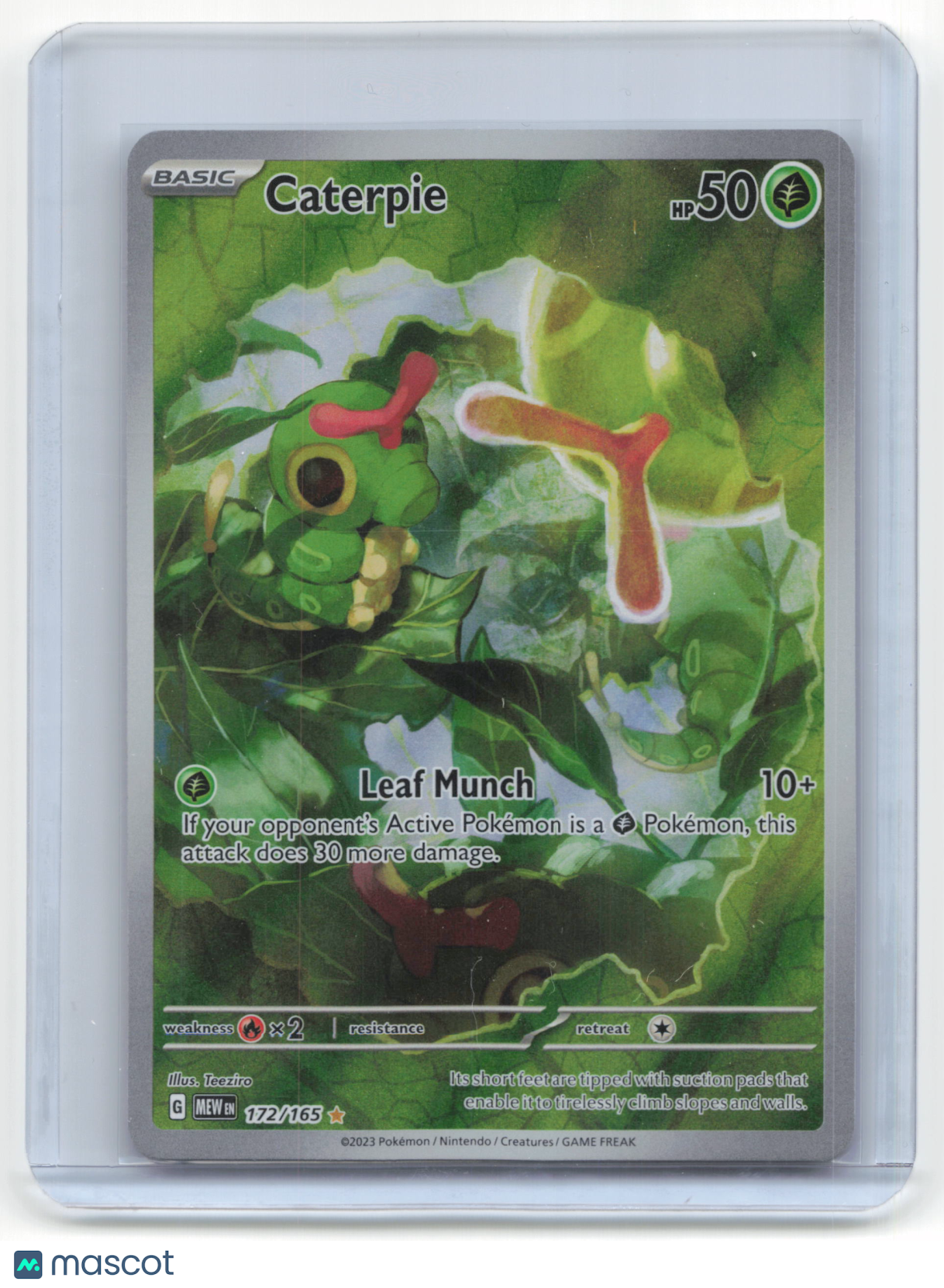 2023 Pokemon TCG Caterpie Pokemon 151 #172/165