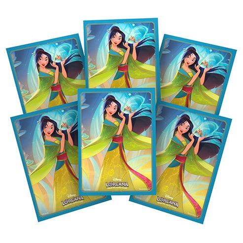 Lorcana Standard 20 Pt. (Mulan, With Comb) Card Sleeves (65-Pack)