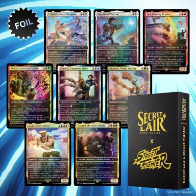 Magic The Gathering Secret Lair x Street Fighter Box Traditional Foil Edition