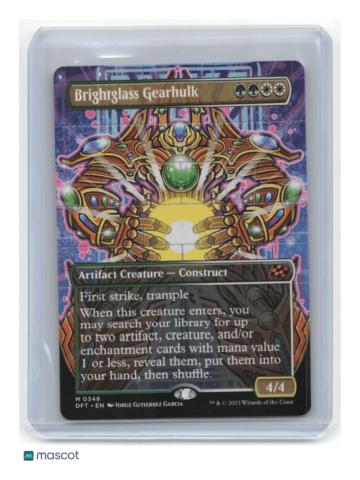 2025 Magic: The Gathering Brightglass Gearhulk Aetherdrift #0348 English - Papa Joey's Collectibles