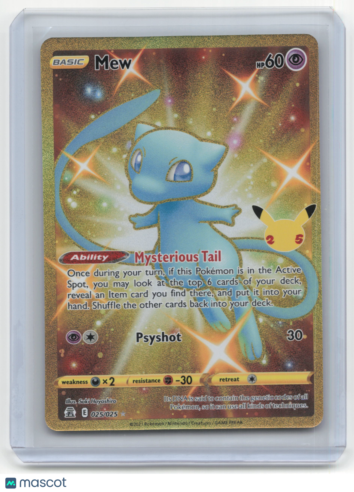 2021 Pokemon TCG Mew Celebrations #025/025
