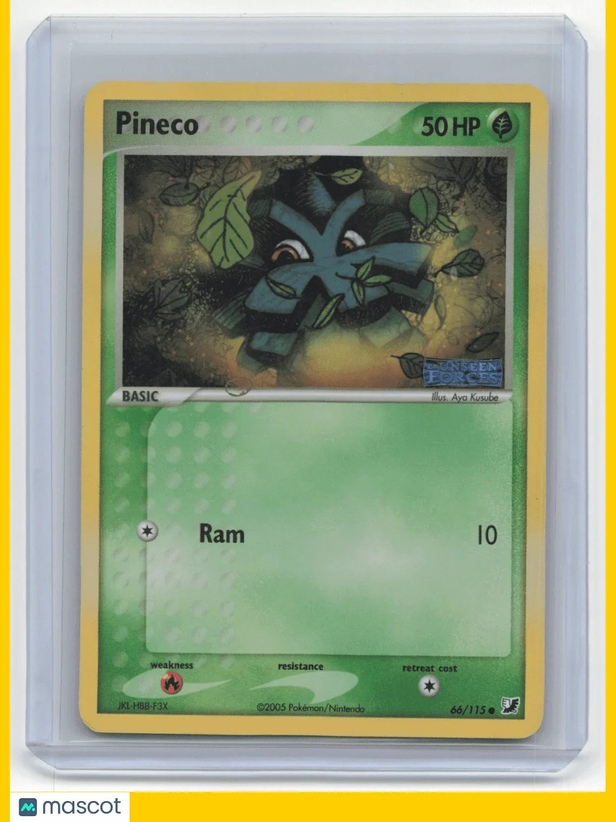 2005 Pokemon TCG Pineco Sword And Shield #66/115 English - Papa Joey's Collectibles