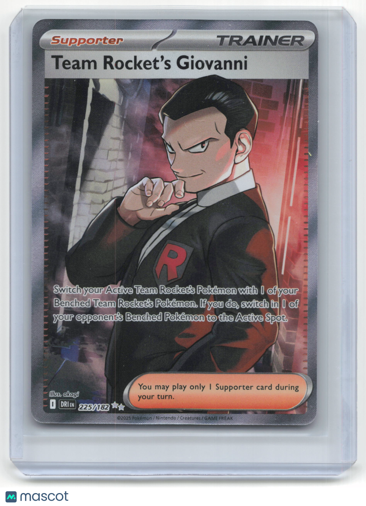 2025 Pokemon Giovanni Destined Rivals #225/182